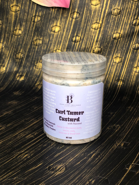 Curl Tamer Custard w/ Flaxseed